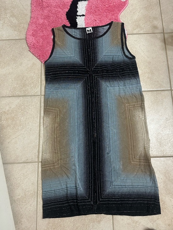 Missoni Dresses & Skirts - Missoni Ombre Geometric Knit Sheath Dress - Blue/Gray/Brown